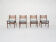 Set of four dining chairs by Topform, The Netherlands 1960's