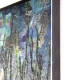 Painting 'Aften' - mid century modern / 70's abstract