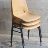 Set of 3 vintage “grofillex” chairs