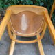 Lot of four old mismatched bistro chairs