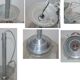 Art Deco faceted pressed glass globe pendant light