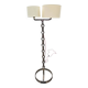 Brutalist chain floor lamp from the 70s