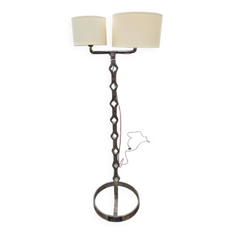 Lampadaire chaine brutaliste 70's