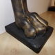 Console en marbre sur pieds lions