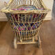 Cradle for vintage rattan doll