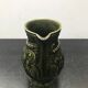 Former pitcher sarreguemines green ceramics 70s vintage