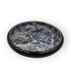 Alvino Bagni, black marbled ceramic centerpiece / vide poche, ca. 1970