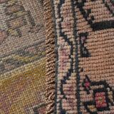 Pink & Navy Blue Persian Rug, 123x234Cm