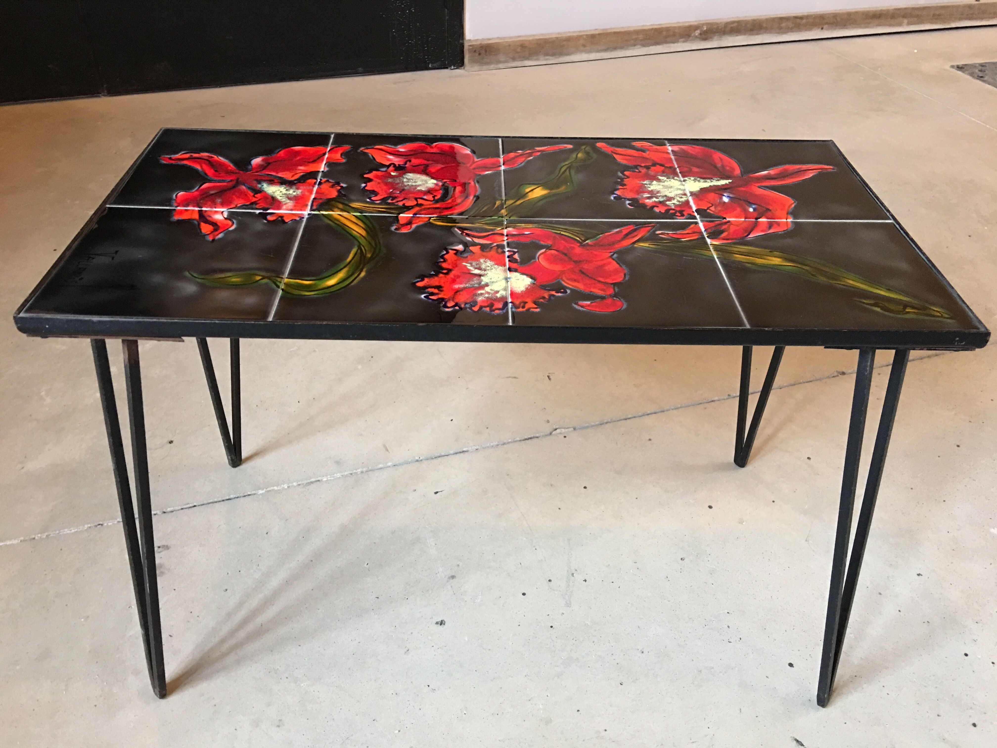 Table basse Vallauris années 50 60