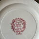 6 ancient plates english ceramic