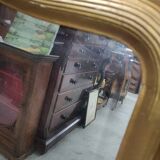 19th century gendarme's hat gilded mirror