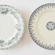 6 mismatched iron earth plates