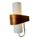 Nx40 Wall Lamp In Wood And Opal Glass By Louis Kalff For Philips, The Netherlands, 1950S