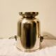 Silver-plated champagne bucket with lion heads from the 20th century, stamped.