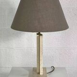 Vintage marble and brass lamp
