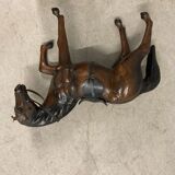 Leather horse