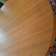 Table ronde extensible scandinave teck vintage