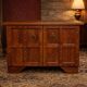 Traditional studded TV cabinet, inspired by heroic fantasy.