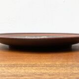 Vintage German ceramic wall plate from Keramik Manufaktur Kupfermühle, 1970s.