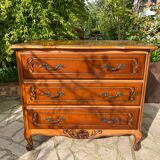 Three-drawer cherry chest of drawers