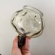 Set of two vintage electric chiseled glass handhelds