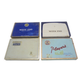 Set of 4 old cigarette boxes