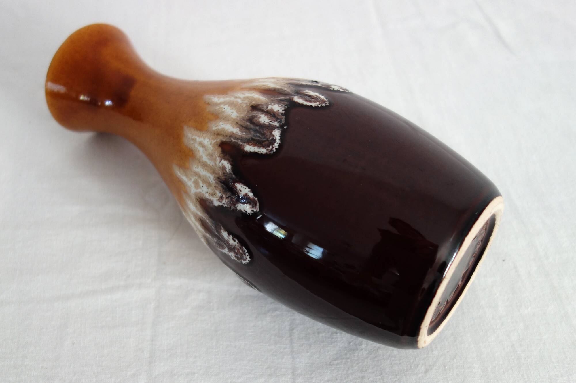 Fat Lava Bay Ceramic Vase, 1960s