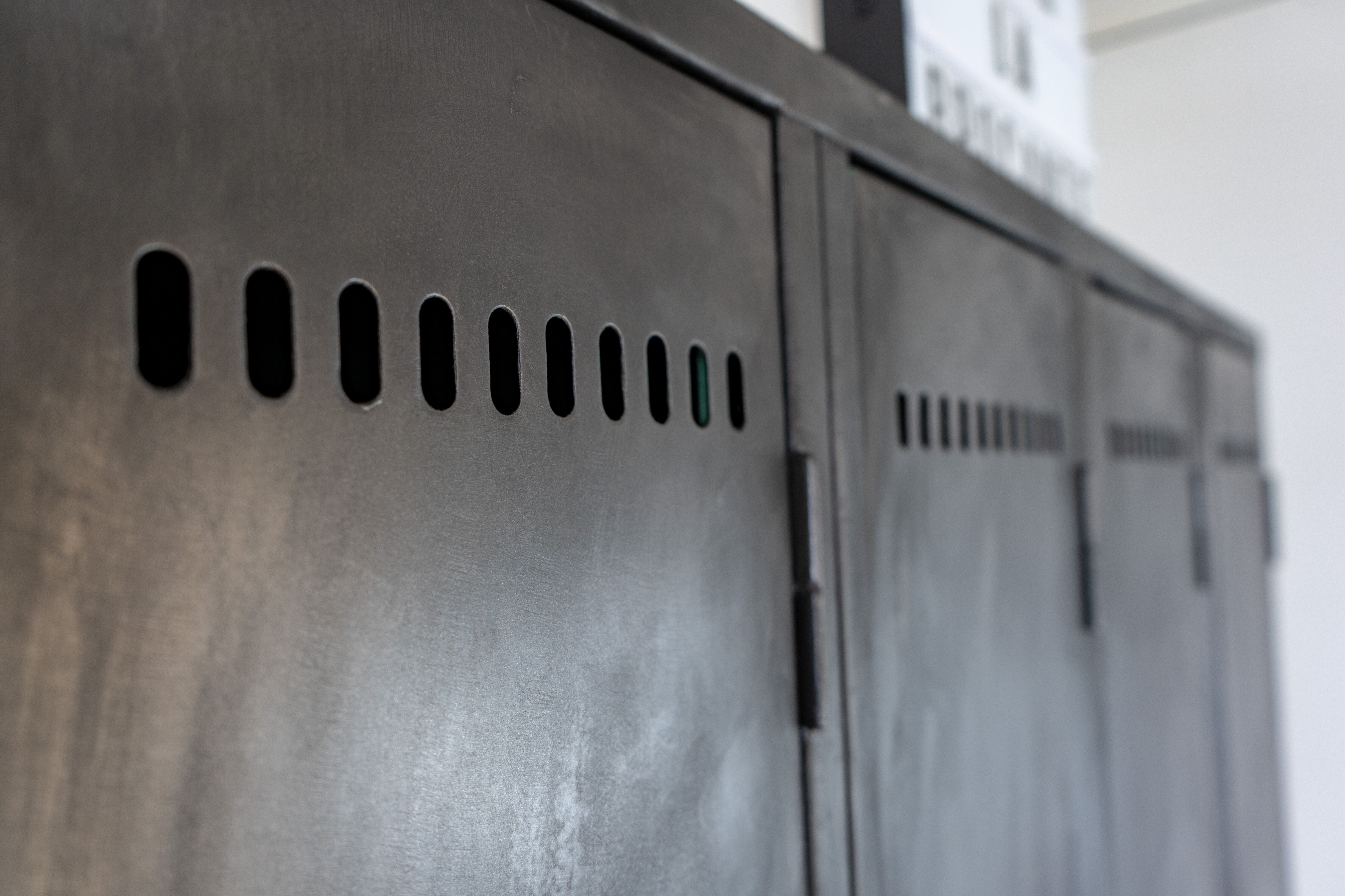 Metal industrial locker