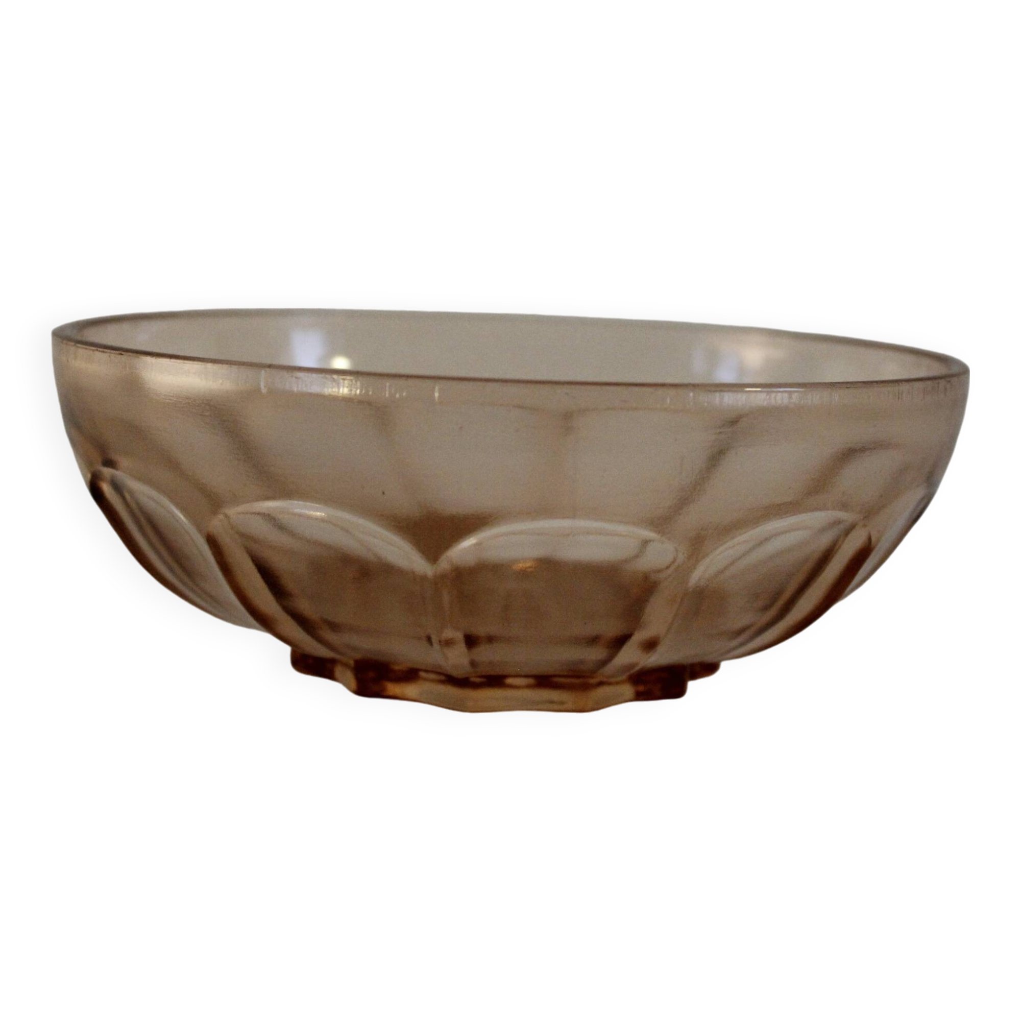 Small vintage pink salad bowl