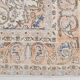 7x10 Turkish Classic Pattern Blue Beige Vintage Rug, 210x324Cm
