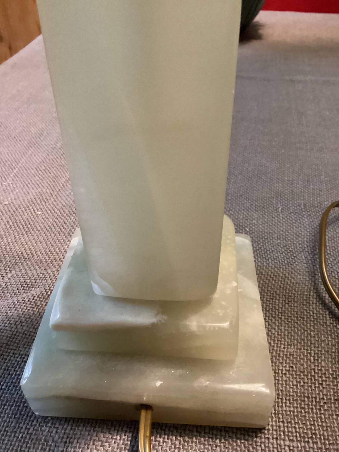 Alabaster table lamp