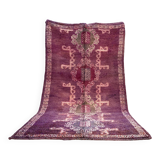 Moroccan carpet boujad purple - 182 x 305 cm