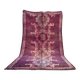 Moroccan carpet boujad purple - 182 x 305 cm