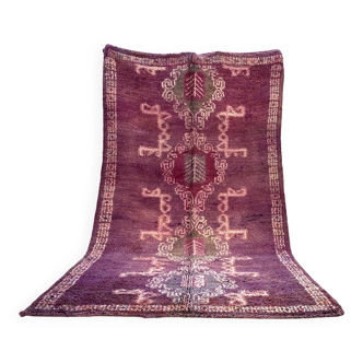 Tapis Marocain boujad violet - 182 x 305 cm