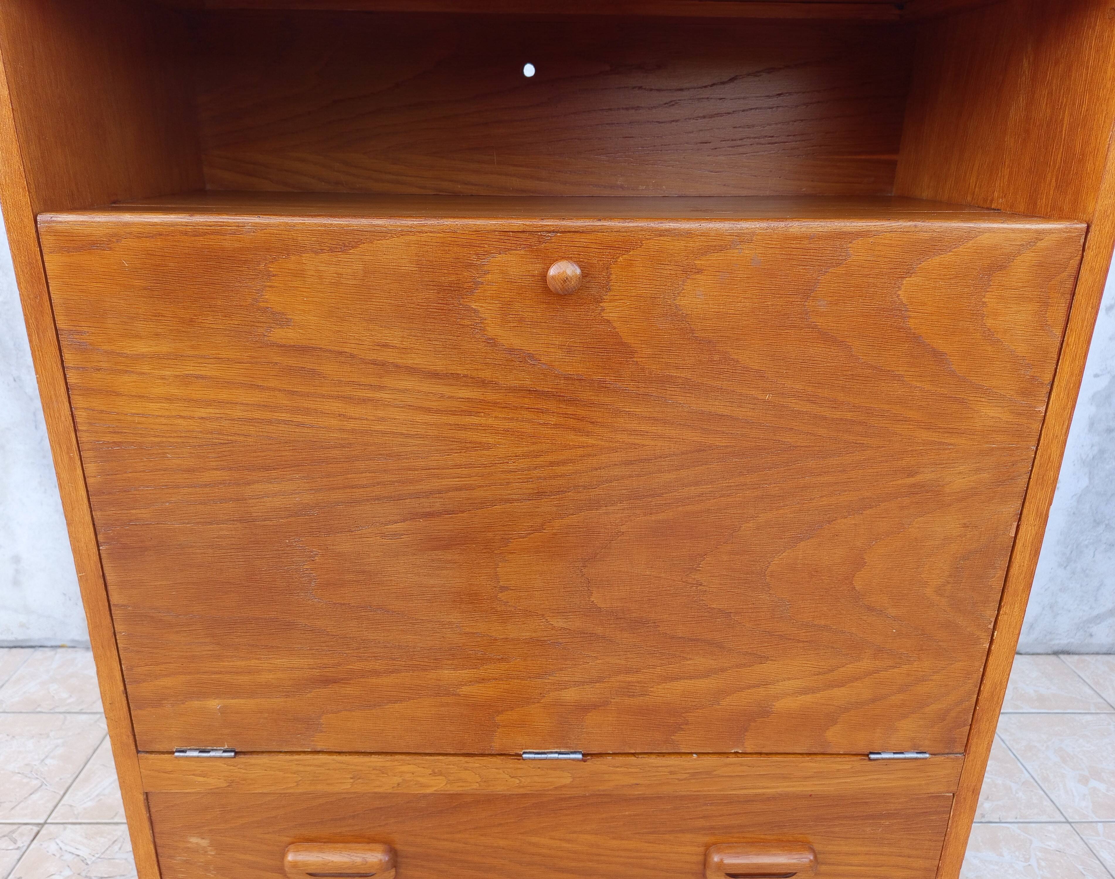 Vintage beech secretary