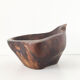 Brutalist solid wood dish