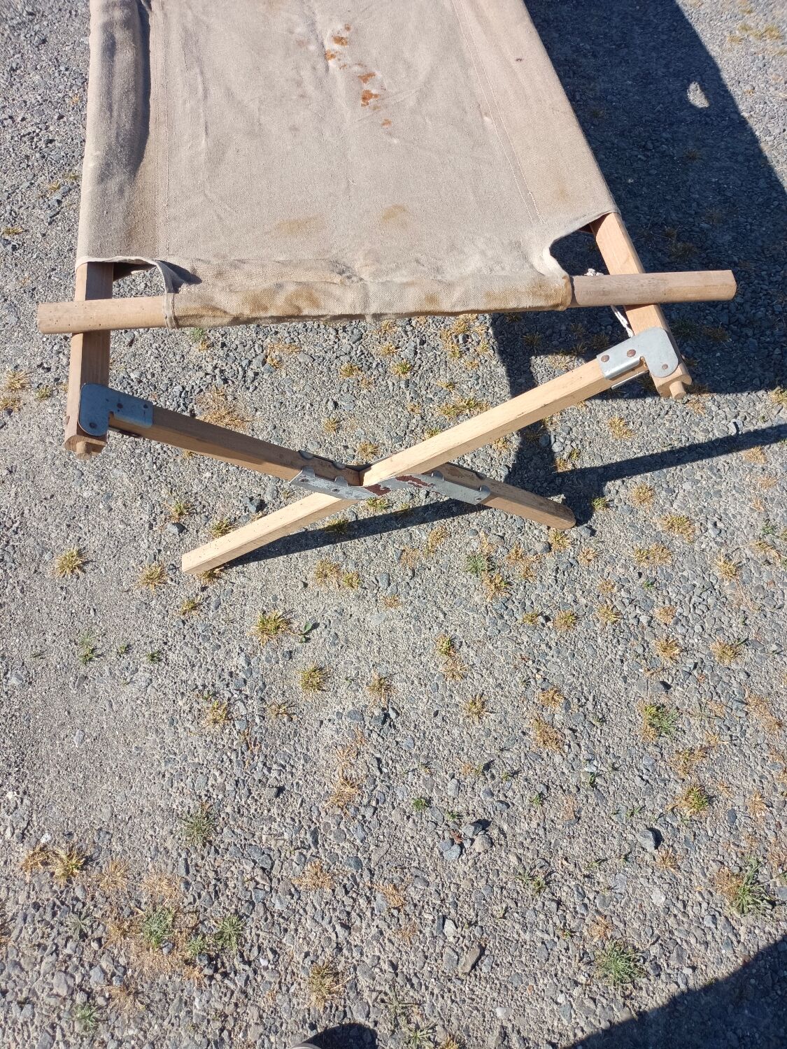 US folding camp bed