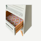 Wardrobe chest of drawers vintage compass feet 1950