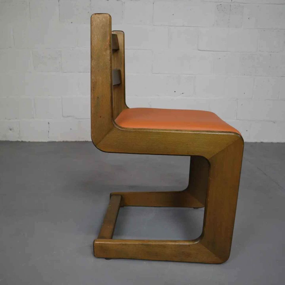 Six vintage Casala cantilever chairs