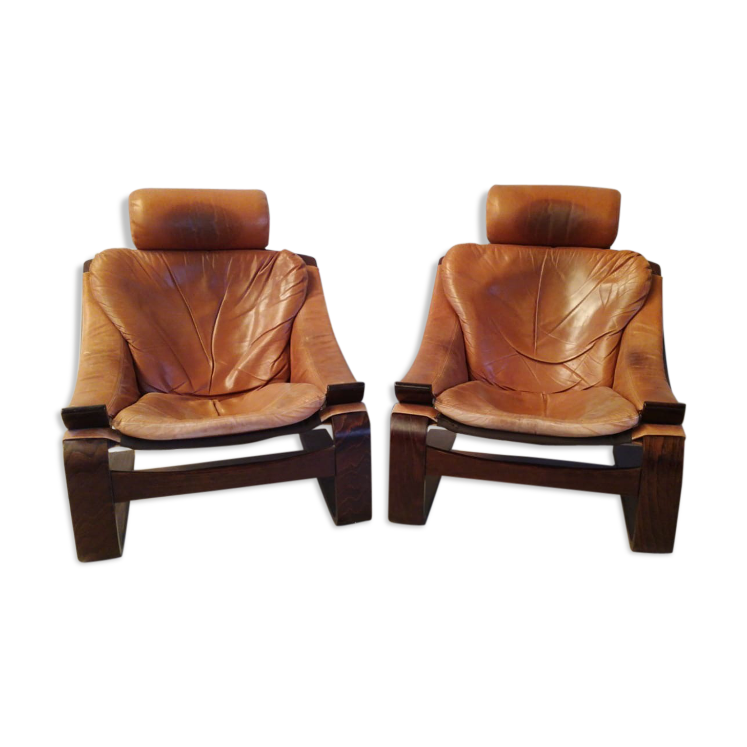Paire de fauteuils Roche Bobois Kroken