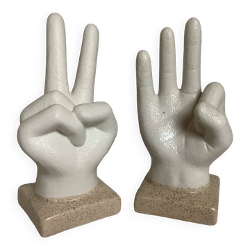 Paire de baguiers