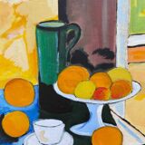Still life with oranges