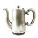 Hotel coffee pot, Eclecticism, silver-plated brass, Poland, 1920s.