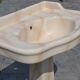Vintage marbled earthenware sink from the 90s