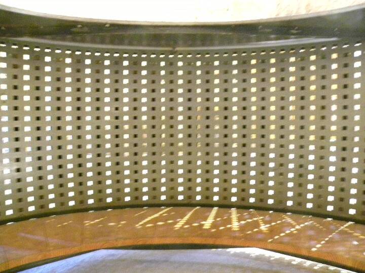 Large steel and wood counter bar