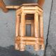 Set of two bamboo plant holders