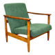 GFM-142 armchair, design by Edmund Homa from the 70s, green boucle - 2 pieces available