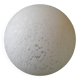 French vintage white Clichy glass ball-shaped replacement shade for lamps.