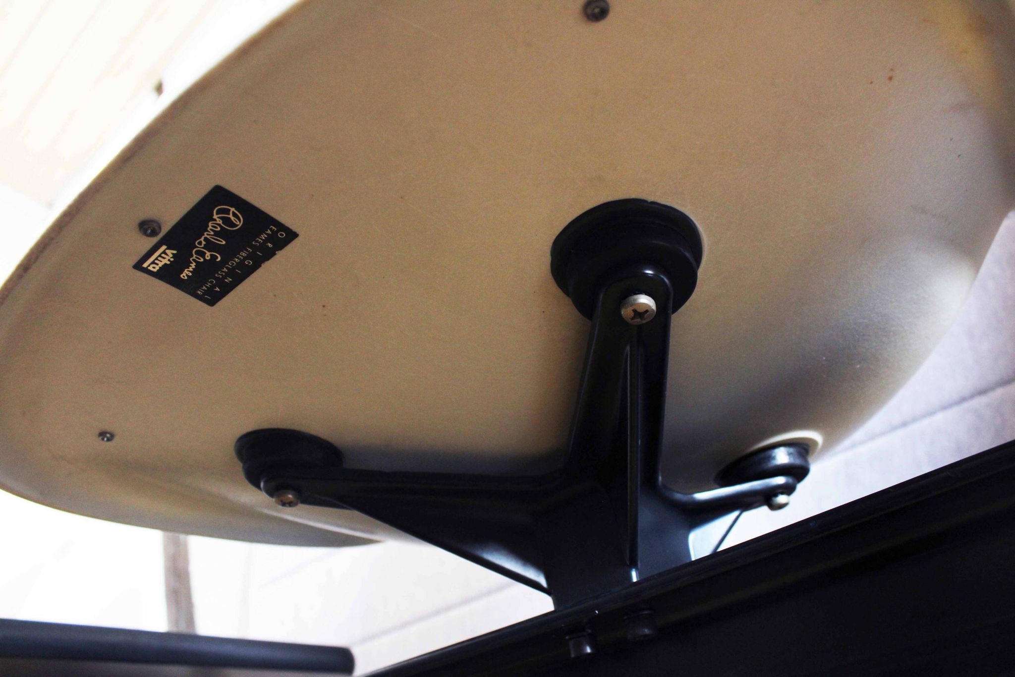 Eames Bench 4 places Vitra Edition 1970 Fibreglass
