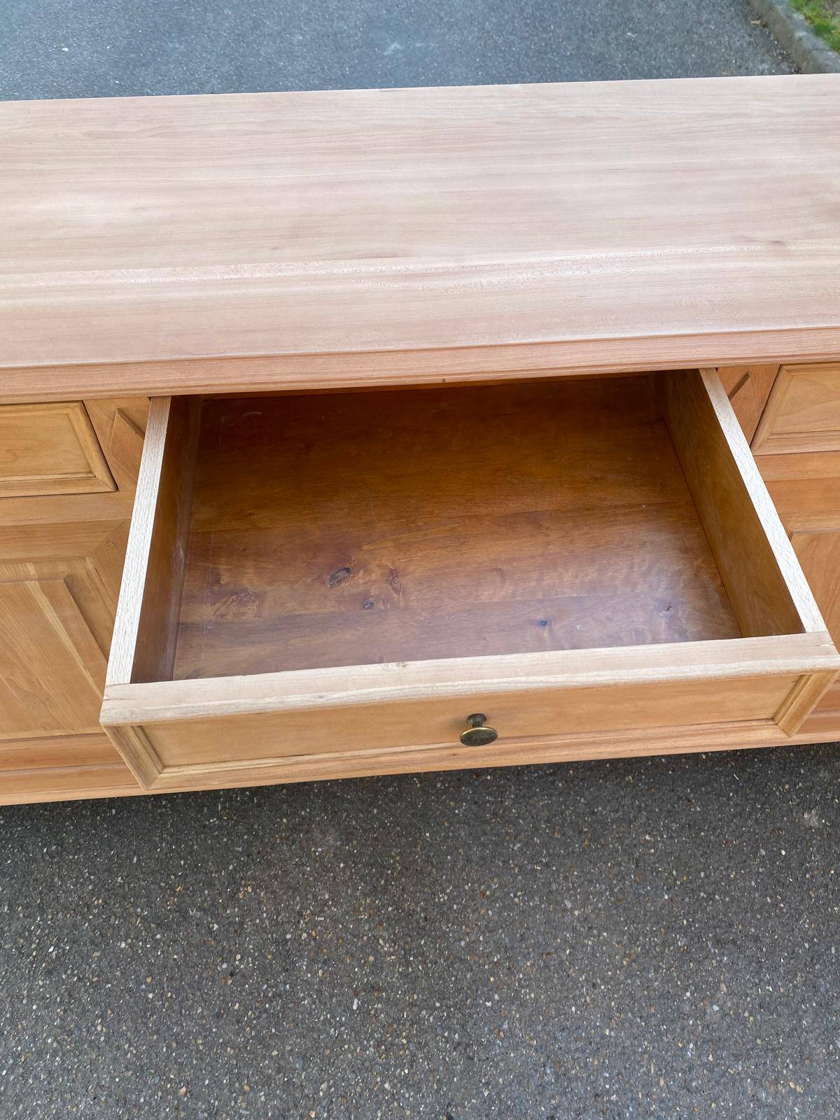 Louis XVI Imperial Sideboard in Solid Oak 190cm